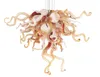 100% Handmade Dmuchane Murano Lampa Chiny Fabryka Szkło Materiał LED Styl Styl Styl Home Decor Chandelier