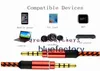 3.5mm Male Stereo Unbroken Metal Fabric Braiede Audio Cable 1.5M 3M Auxiliary AUX Extension for iphone 6s Samsung MP3 Speaker Tablet PC
