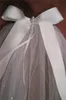 New High Quality Beautiful Cut Edge 1T Pearl With Comb Lvory White Elbow Wedding Veil Bridal Veils