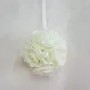 2 unids/lote 10 CM nuevo cifrado Artificial Rosa flor de seda bolas para besar bola colgante adornos de Navidad decoraciones para fiesta de boda