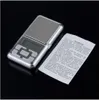 door DHL FEDEX 200 stks / partij Kleine Pocket Elektronische Wegen 500G 0.01g Digitale LED Display Backlight Sieraden Diamond Gold Scale