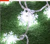 2016 Hot Selling 220V 5M 20LED Christmas lights snowflake lamp holiday lightingwedding party decoration curtain string lights