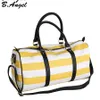 Stripe impermeável Duffel Sacos de viagem para homens malas de viagem Ginásio Bag Bag Messenger sacos bolsa bolsa dólar dólar preço