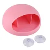 Venta al por mayor- Cute Eggs Design Soporte para cepillo de dientes Ganchos de succión Copas Organizador Accesorios de baño Soporte para cepillo de dientes Copa Montaje en pared Lechón W1