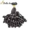 Cabelo Bella 9a Funmi Baby Curly Hair Cabelo Spring Spring Wave Loose Black Extension Natura