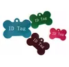 New Free engraving Dog Pet ID Tags Cat Name Dog Necklace Tag Pets Identity Card For Pets Fashion Key Chain ID Card