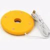 Mais novo Criativo Gigante Donut USB Cup mais quente, Bonito Caneca Quente Do Bolinho Mais Quente Coaster Escritório Chá De Café Bebidas USB alimentado Esteiras Biscuit Aquecedor