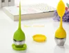 Teapot Sweet Leaf Tea Infuser coffee tool Silicone & Stainless Steel Strainer