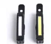 USB Şarj Edilebilir Kafa Işık COB Bisiklet Bisiklet Ön Arka Kuyruk Kask Lambası Gidon Çerçeve Tüp Yanıp Sönen 6 Mod Işıkları (Beyaz)