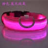 LED Dog Coll Collar Justerbart mode tillgängligt i 5 färger 6 storlekar gör din hund synlig säker sett blinkande strobe eller nor6641193