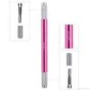 CHUSE Manual Cosmetic Pen Pink Tattoo Eyebrow Machines For Permanent Makeup Both Head Available