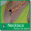 Titanium negative ion tri braid Energy Sports Necklaces Camouflage color necklace