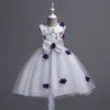 bloem jurken meisjes bruiloft prinses jurk baby meisjes mouwloze jurken kinderkleding voor meisjes 2017 kinderkleding