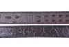 1 Uds patrón de cocodrilo de moda cinturón de cuero para hombre 3,5 cm sin hebilla (3 colores) a la venta envío gratis