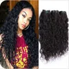 Wet and Wavy Bundles de cheveux humains brésiliens Ocean Wave Extensions de cheveux humains 100 cheveux humains non transformés tisse l'eau ondulée 3Pcs / Lot 300Gram