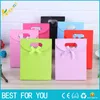 Nieuwe Hot One Set Small + 2 Medium + Grote Maat Kleurrijke Merry Christmas Paper Bag Gift Tassen Verjaardag Sweet Treat Bag Wedding Baby Shower Gift