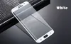 Partihandel 50st / Lot 3D Full Cover Högkvalitativ Ultra-Tunna Real Tempered Glass Skärmskydd för Samsung Galaxy S6 S7 Edge