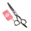 6039039 175CM 440C PURPLE DRAGON Black Professional Human Hair Scissors Cutting Thunning Scissors frisörsax Sal8999985