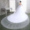 Apliques de coração A-line Setos grátis de jardim de miçangas de véu grátis vestidos de noiva de cristal de cristal de luxo