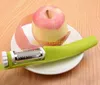 100 stks / partij MultifunctionL 360 graden Roterende wortel Aardappelschiller Meloen Gadget Plantaardige Fruit Raap Slicer Cutter Knifes