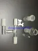 Adattatore in vetro Smoking Reclaim Ash Catcher 18mm14mm per bong in vetro Tubo dell'acqua Viene fornito con testa del barattolo di vetro e clip keck spedizione gratuita