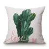 Modern Botanical Cushion Cover nórdico Sofá Prande de Planta Casa Folhas Folhas Cactus Almofada Planta Cojines de abacaxi 9816257