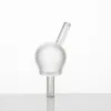 Ny !! Universal Quartz Carb Cap för Banger Nails, Pure Crystal Quartz Banger Ball med halmstil Sandblästrad, Full Frosted Free Shipping