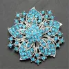 Rhinestone Diamond Flowers RedBud Brosches Pins Corsage Scarf Clips Women Män Silver Gold Business Suit Dress Top Pin Fashion Jewely Will and Sandy