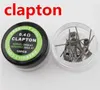 Clapton Coils Rookaccessoires Hive Vaporizer Coil Wire Alien Fused Flat Mix Twisted Tiger Quad Fused Coil Vooraf gebouwde verwarmingsdraden 9 soorten voor doe-het-zelf RDA RBA