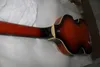 McCartney Hof H5001CT Violon contemporain Deluxe Bass Vintage Sunburst Guitare électrique Flame Maple Top Back 2 511B Staple Pick5275799