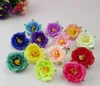 New 50 Pcs 13 Colors Artificial Silk Camellia Tea Rose for Home and Wedding Decoration Simulation Flowers Heads HJIA031