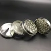 Smoking Accessories 55mm 4 parts grinder for herb grinders metal zicn alloy CNC teeth for dry herb grinder metal smoking metal