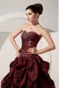 2017 Sexy Chérie Cristal Taffetas Robe De Bal Quinceanera Robe avec Perles Pli Plus La Taille Douce 16 Robe Robe Debutante Robes BQ63