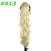 Claw Clip Ponytails synthetic hair ponytail Culry wavy hair pieces 31inch 220g synthetic hair extensions women fashion