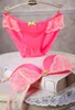 Wholesale-HOT Womens Sexy Underwear Satin Print Lace Embroidery Bra Sets Panties B Cup