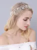 Pearl Ivory Wedding Hair Accessories Headband Silver Bridal Headpieces Wedding Headbands Headpieces For Hair Pearl Tiara Headband