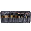 Professionell 24 st PCS Makeup Brush Set Verktyg Makeup Toalettsaker Kit Wull Märke Make Up Brush Set Case Cosmetic Brush Gratis frakt