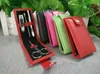 New 4pcs/Set Stainless Nipper embroidered Cutter Nail Clipper Pedicure Manicure Set Kit Case Tool,Nail Tools 2920