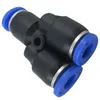 Y Union 6mm 1/4" Splitter Pneumatic Connector Push In Air Hose Tube B00095 BARD