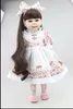 The Cutest Fashion Lifelike Baby 18039 Inch American Girl Doll PlayToy BDG67 Ecofriendly Brinquedos Meninas Bathing DIY Doll C2032711