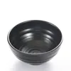 Melamine Dinnerware Black Frost Whorl Bowl Specialty Restaurant A5 Melamine Bowls Melamine Tableware Rice Bowl Wholesale