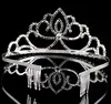 Bridal Tiaras con strass gioielli da sposa ragazze copricapo festa di compleanno performance prestazioni di cristallo corone di cristallo accessori da sposa # BW-T006