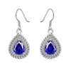 blue sapphire earrings gold