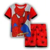 Neu angekommene Kinderkleidung Bekleidungsjunge Mädchen Kind Cartoon Shortsleeve Sete Summer Lounge Kinder Pyjamas Set Baby Set Schlafkleidung1827037