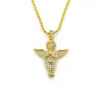 gold wing pendant