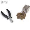 Neitsi 2 pz Micro Collegamenti Estensioni Dei Capelli 1 pz Pinza Colore Nero 500 pz Micro Anelli Strumenti Per Lo Styling Dei Capelli44517693616848