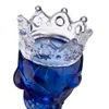 Stor Storlek Skalle Style Herb Holder Rökning Tillbehör med Crown Glass Bowl Glass Slide Smoke Tillbehör för Bong 340