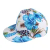 Flower Snapback Hat Cap Floral Print Baseball Cap 3 Colors 2596