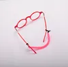 12 teile/los 6 gemischte farben dehnbar elastische kinder sonnenbrille brillen rahmen nylon spirale spule kabel halter halter sport band lanyard schnürsenkel