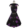 Womens Elegant 50s 60s Vintage Rose Retro Rockabilly Floral Sexy Party Cocktail Skater Wiggle Flare Swing Dress